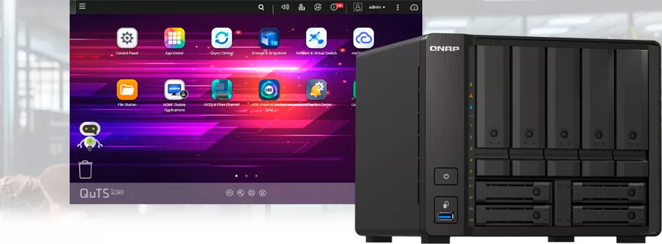 Sistema Operacional QuTS Hero Organiza Fluxos - Review Qnap TS-h973AX