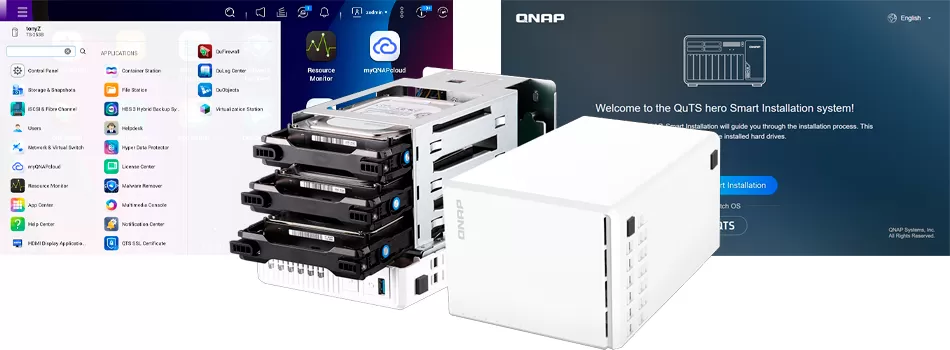 Sistema Operacional - Review Qnap TS-364